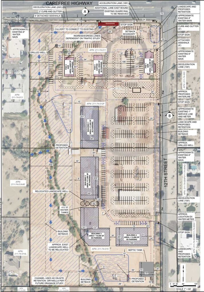 Carefree 12th St LLC proposed site plans.
