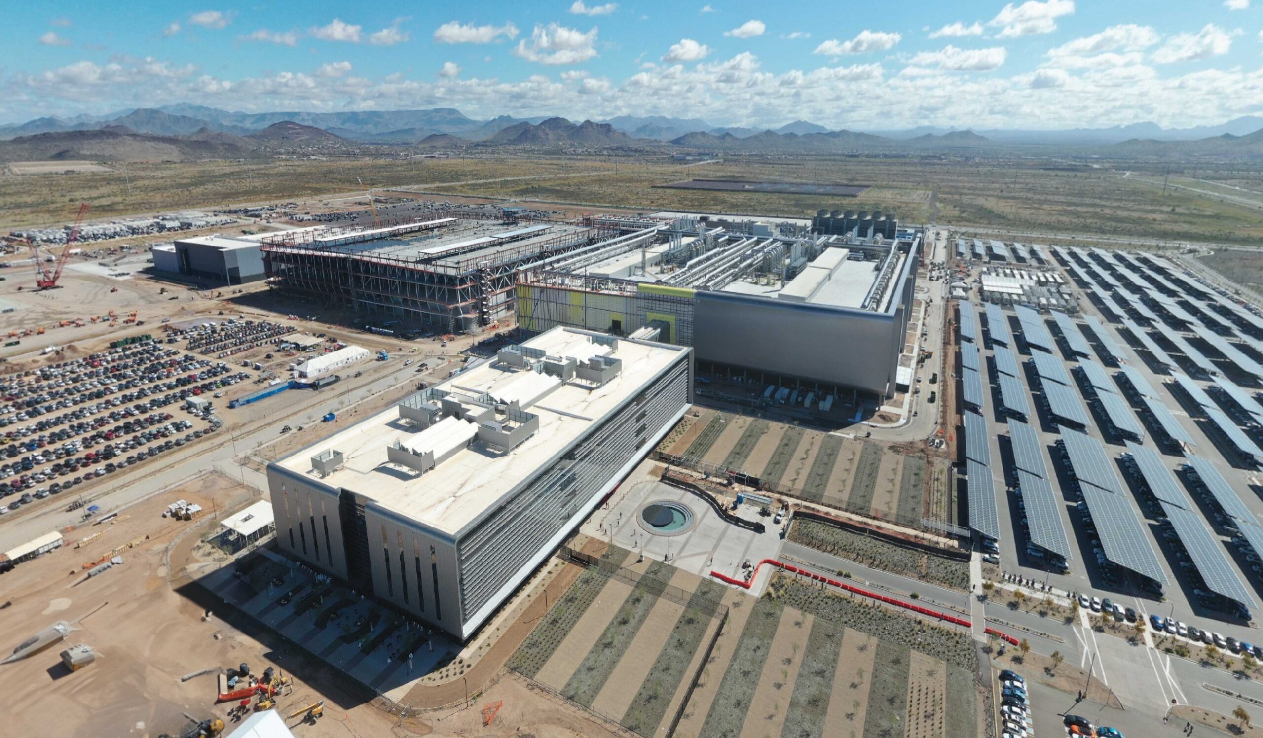 TSMC Arizona Aerial East View March 2024